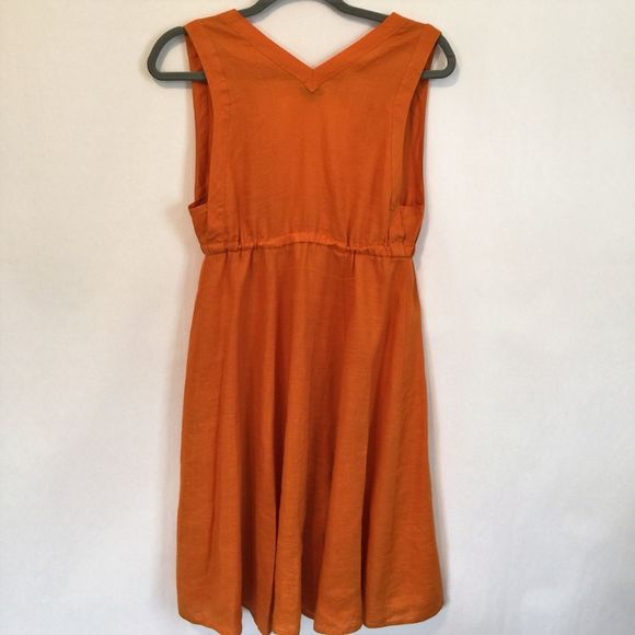 Anthropologie Left of Center Deep V Neck Dress S - Picture 4 of 4